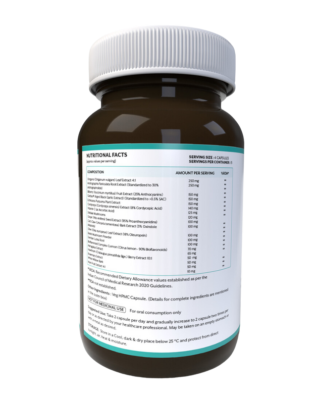 Immune Support - Strengthen Your Immunity | 120 Capsules