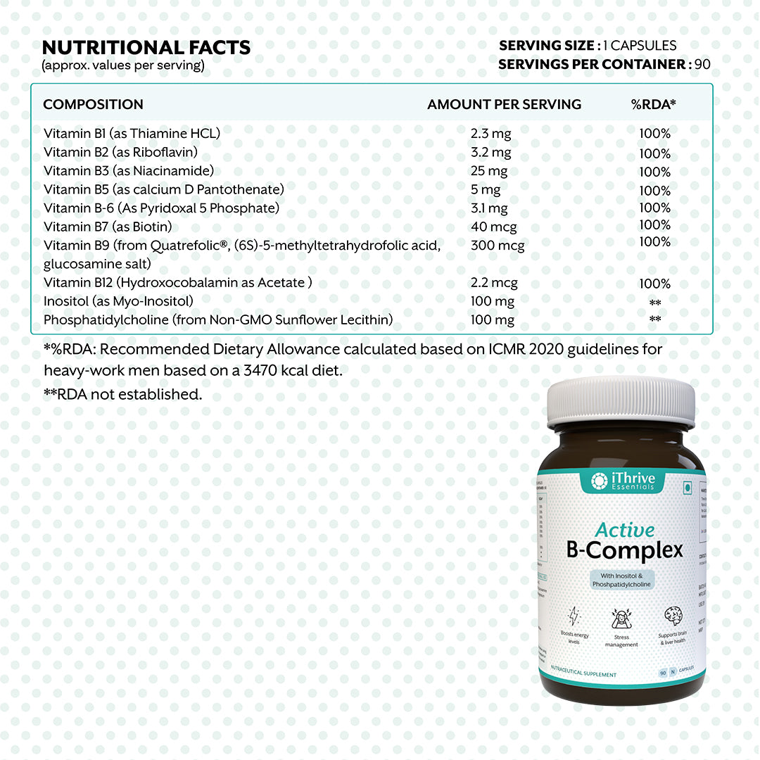 Active B-Complex - 90 Capsules