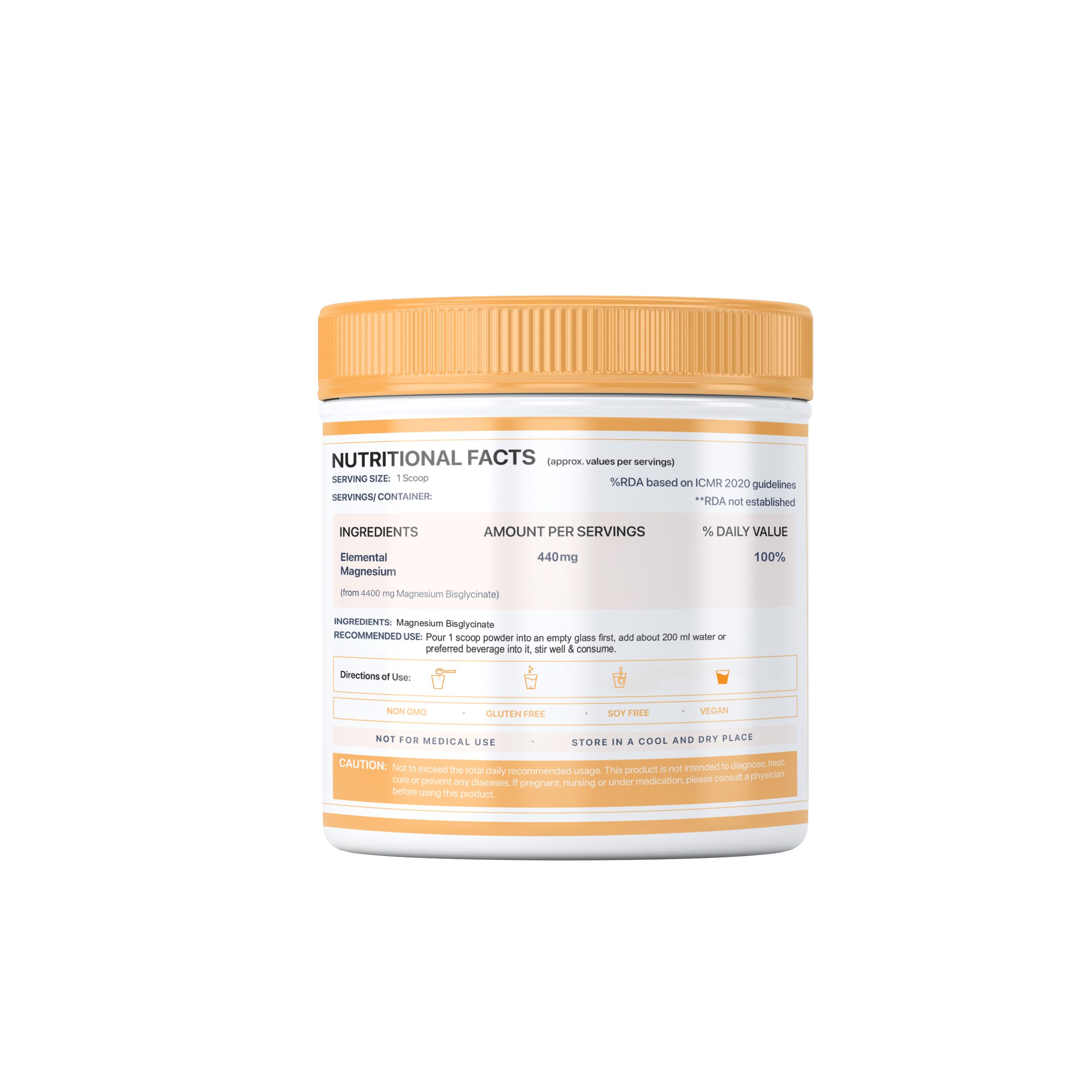 Magnesium Bisglycinate Powder - 180gm