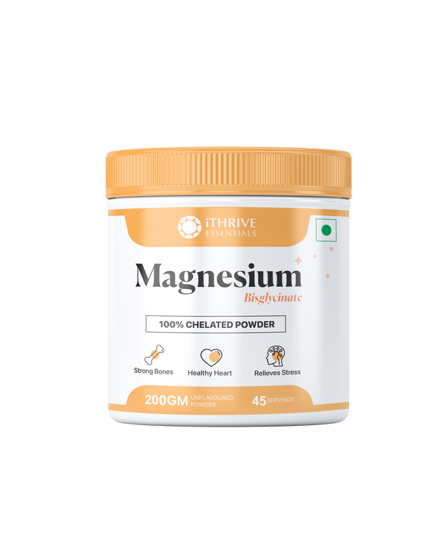 iThrive Essentials Magnesium Bisglycinate Powder - 200gm