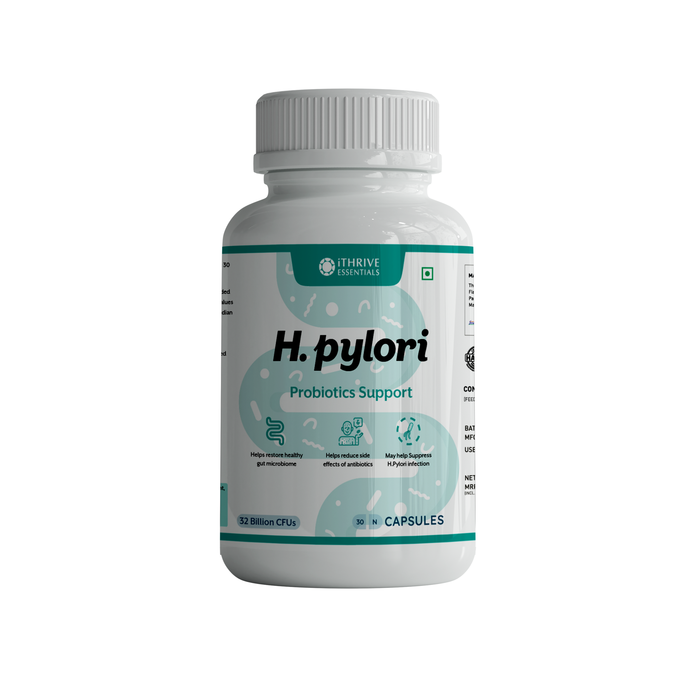 H Pylori Probiotics - 30 Capsules