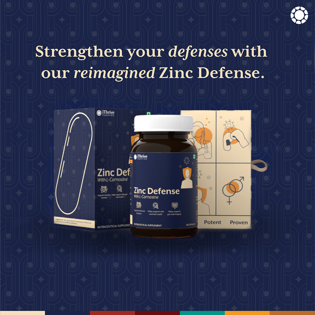 Zinc Defense with Copper and L-carnosine - 60 Capsules