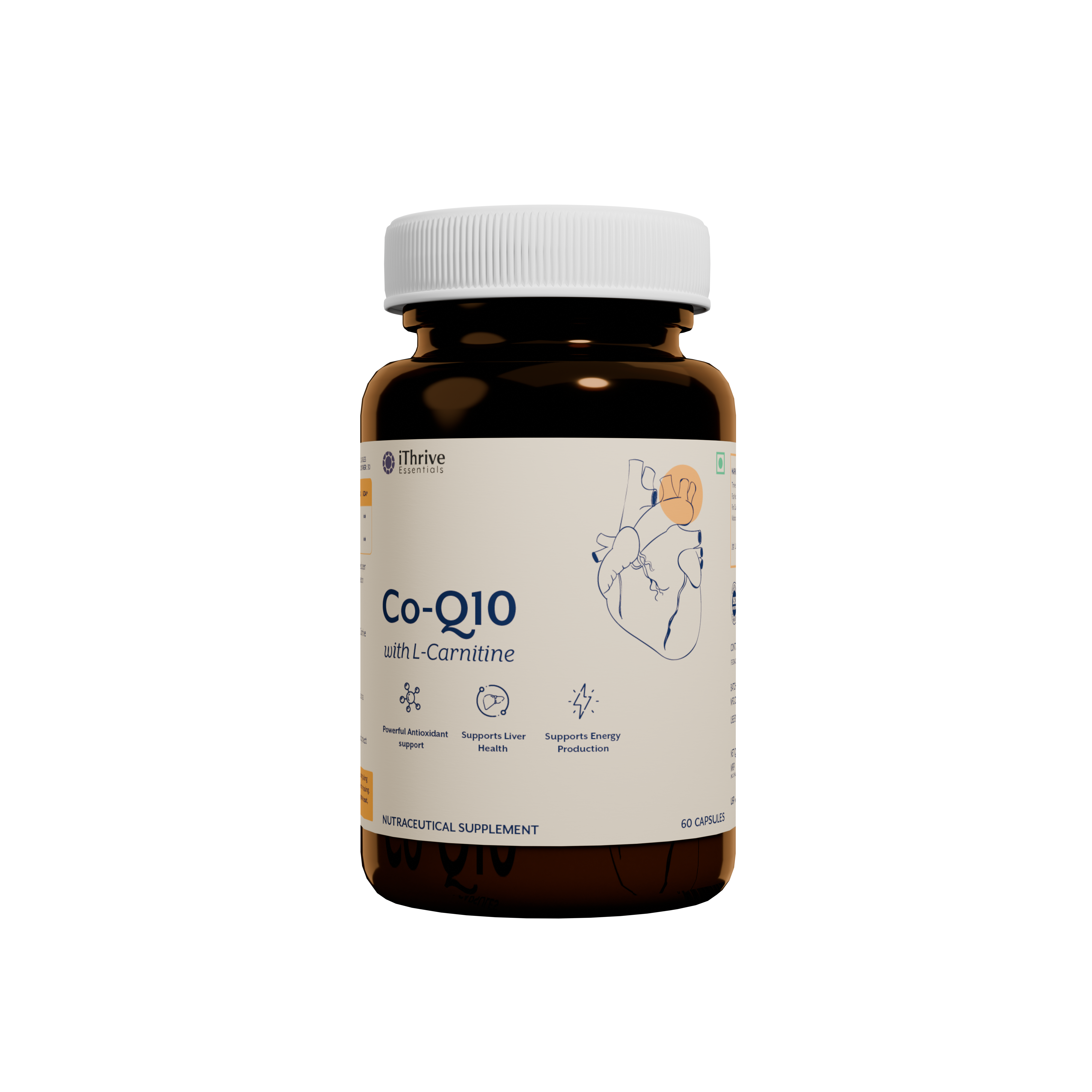 CoQ10 with L-Carnitine - 60 Capsules