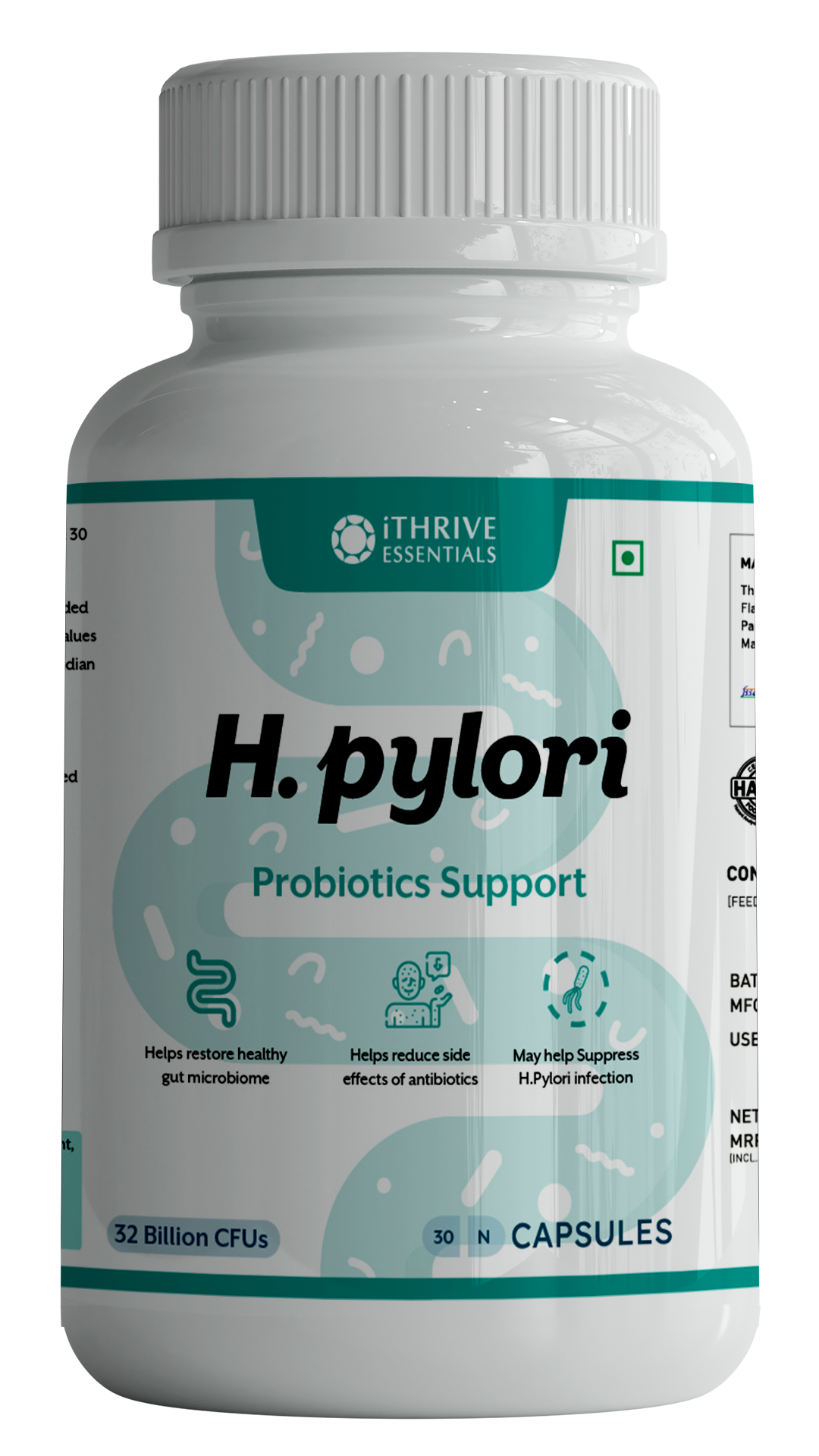 H Pylori Probiotics - 30 Capsules