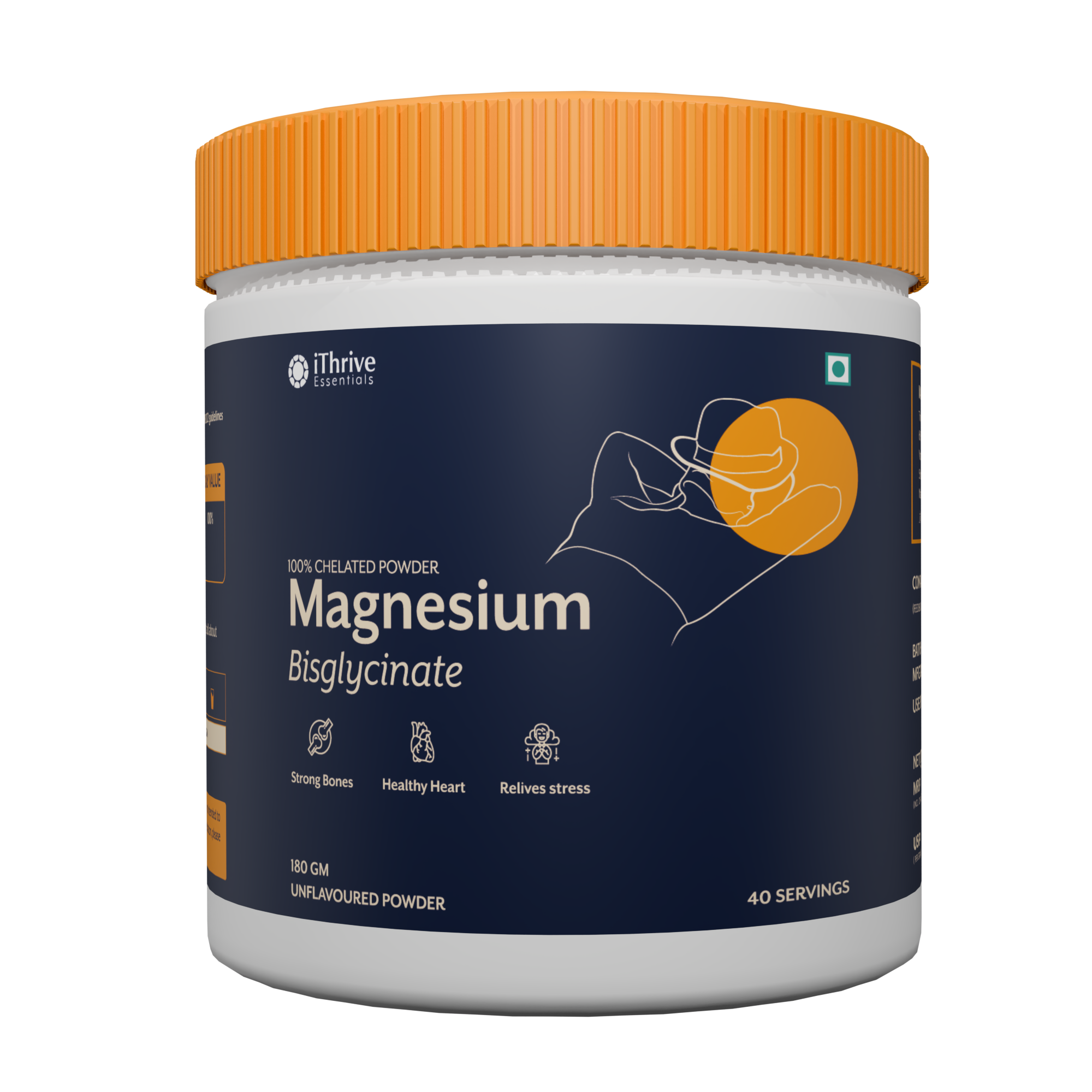 Magnesium Bisglycinate Powder - 180gm