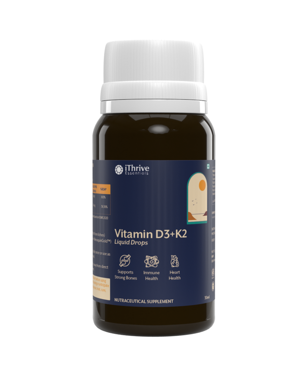 iThrive Essentials Vitamin D3 + K2  in MCT Oil - 30ml